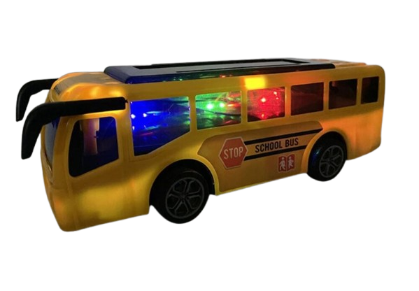 Radio bangomis valdomas mokyklinis autobusas