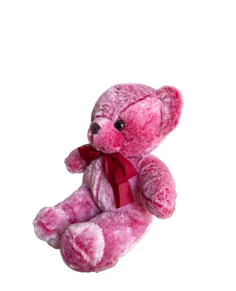 Pliušinis, minkštas žaislas meškiukas su kaspinėliu 40cm
