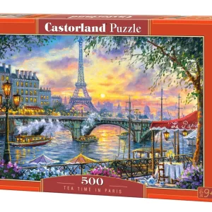 Dėlionė Castorland tea time in Paris (arbatos laikas Paržiuje)500 detalių