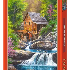 Dėlionė Castorland spring mill (pavasario malūnas)1000 detalių