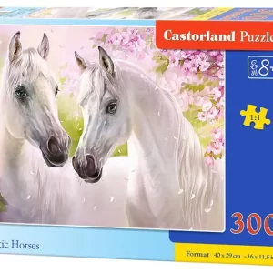 Dėlionė Castorland Romantic Horses (romantiški arkliai)300 detalių