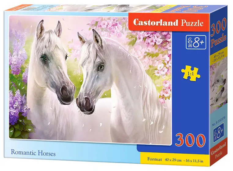 Dėlionė Castorland Romantic Horses (romantiški arkliai)300 detalių