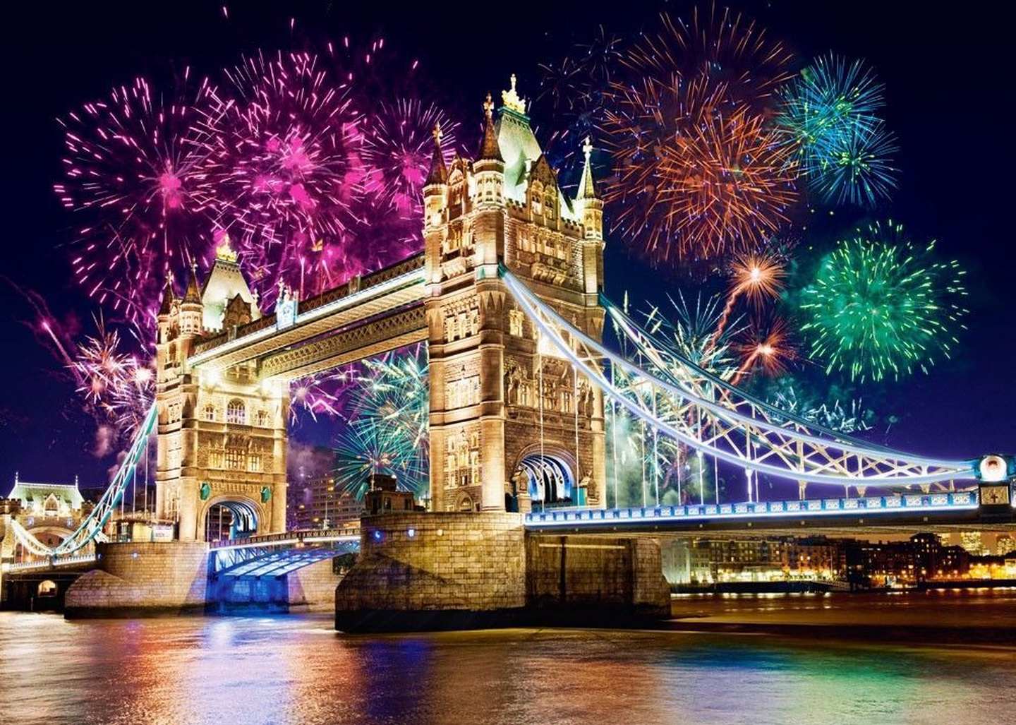 Dėlionė Castorland tower bridge of, London, England (Tauerio tiltas, Londonas, Anglija)500 detalių