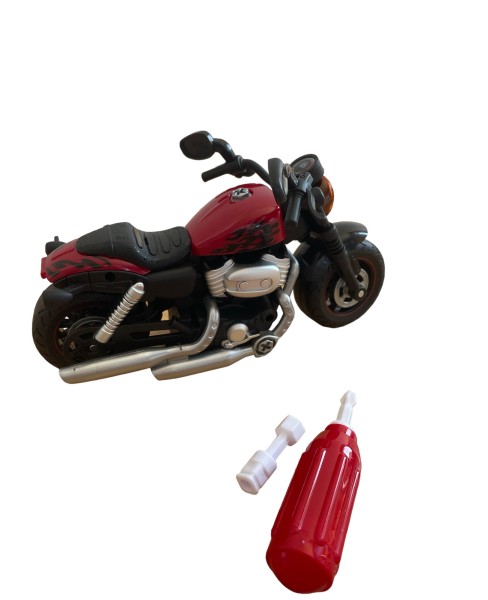 Motociklas su įrankiais