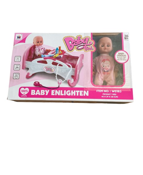 Didelis kūdikio baby born rinkinys su lėlyte