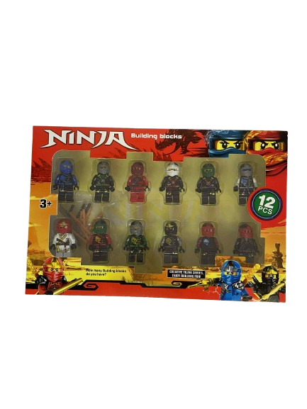 Ninja figūrėlių rinkinys
