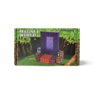 Minecraft magnetiniai kubeliai 34 vnt