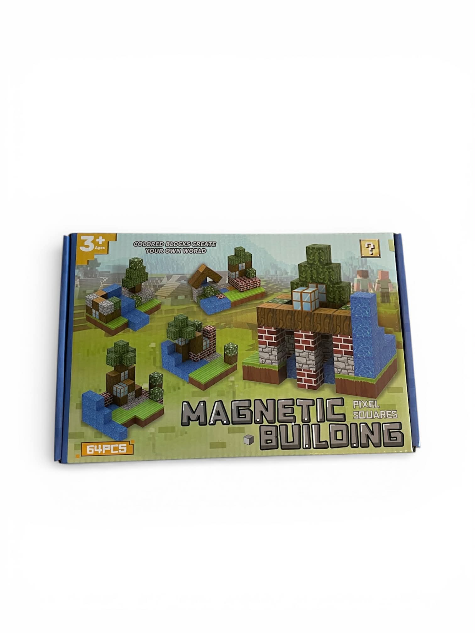Minecraft magnetiniai kubeliai 64vnt