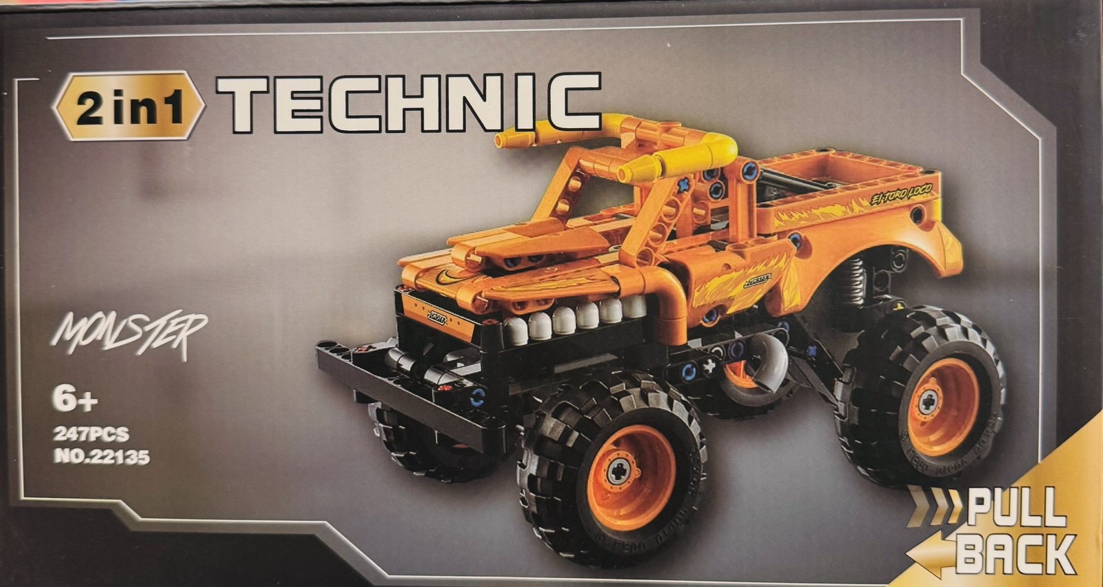 Konstruktorius sunkvežimis 2in1 Technic