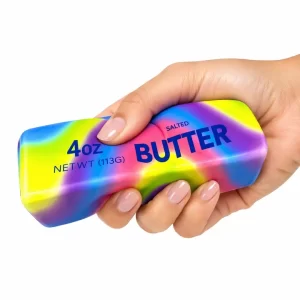 Antistresinis žaislas Sviestas Butter squishy spalvotas