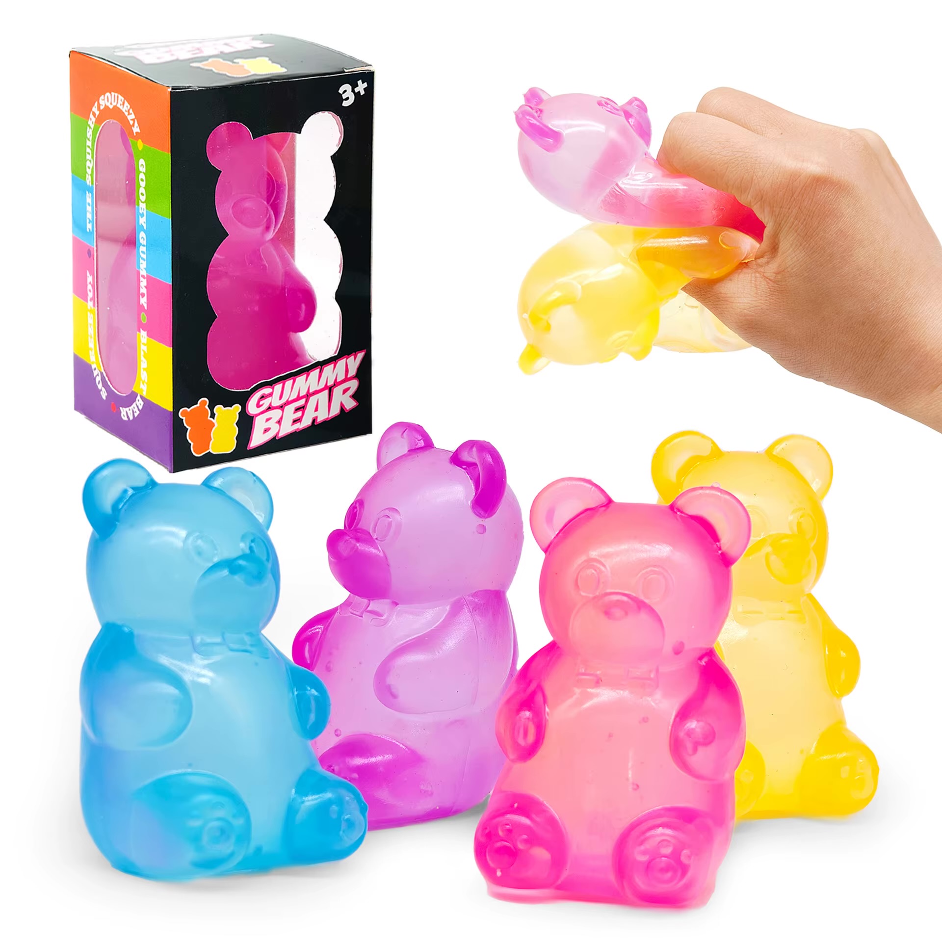 antistresinis žaislas meškiukas squishy
