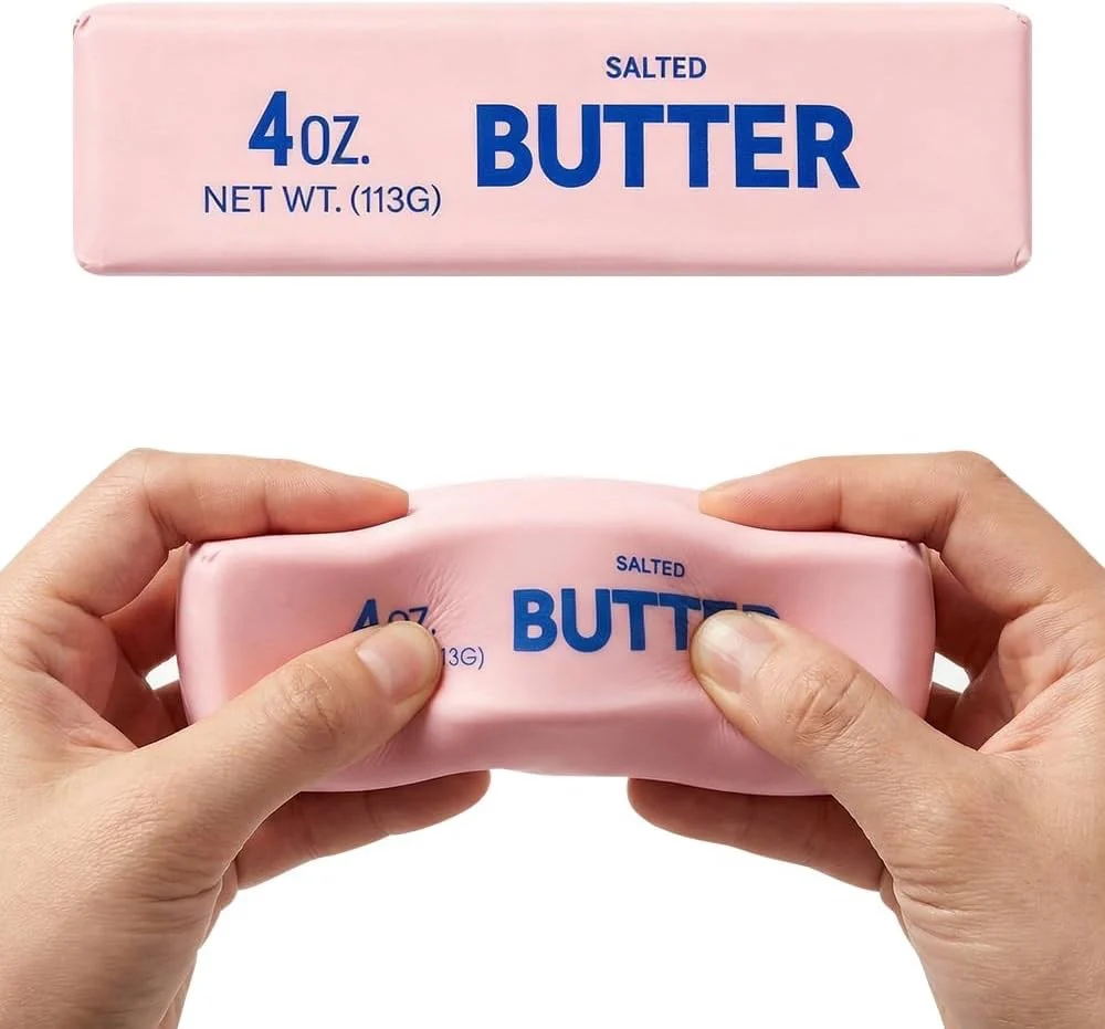 Antistresinis žaislas Sviestas Butter squishy rožinis