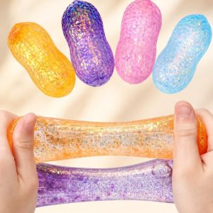 Blizgantis riešutas antistresinis žaislas – kietas sensorinis Fidget