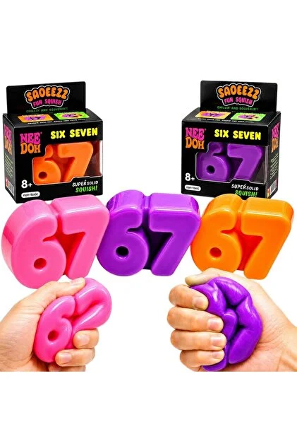 67 antistresinis žaislas – minkomas sensorinis Squishy