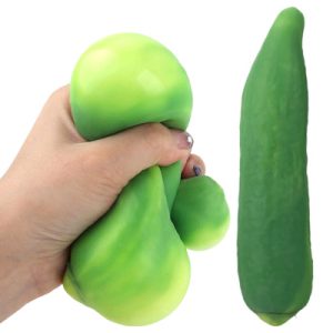 Agurkas antistresinis žaislas – minkomas sensorinis Squishy