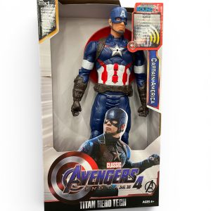 Avengers Keršytojai Kapitonas Amerika– 30 cm Super Hero figūra su garsu ir šviesa