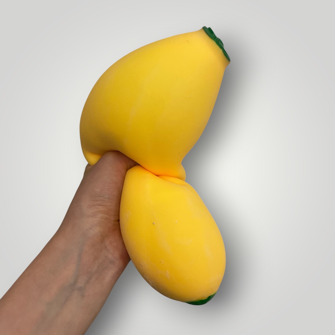 Bananas antistresinis žaislas – minkomas sensorinis Squishy