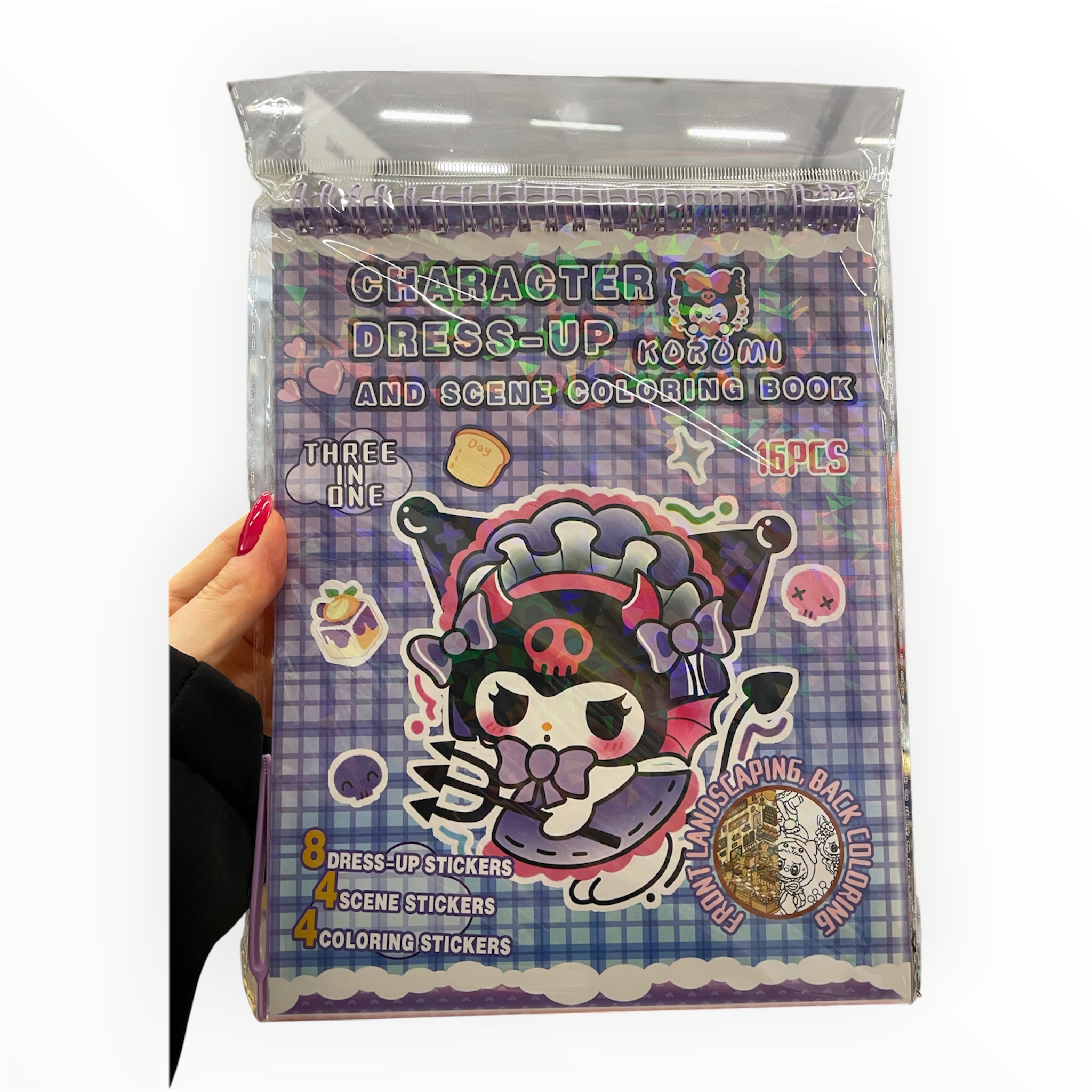Kuromi lipdukų rinkinys knygelė