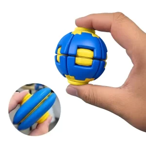 3D spausdintas spaudomas ir besisukantis antistresinis kamuoliukas – Fidget žaislas
