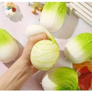 Kopūstas antistresinis žaislas – minkomas sensorinis Squishy
