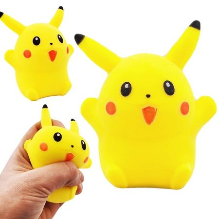 Antistresinis minkomas žaislas pokemon pikachu