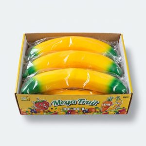 Max dydžio banano Squishy – didelis antistresinis Slow Rise žaislas