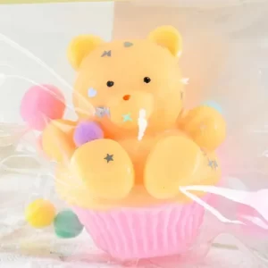 Antistresinis žaislas „Meškiukas keksiukas“ – Squishy