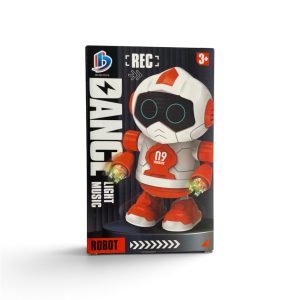 Robotas – įrašo balsą, šviečia ir šoka