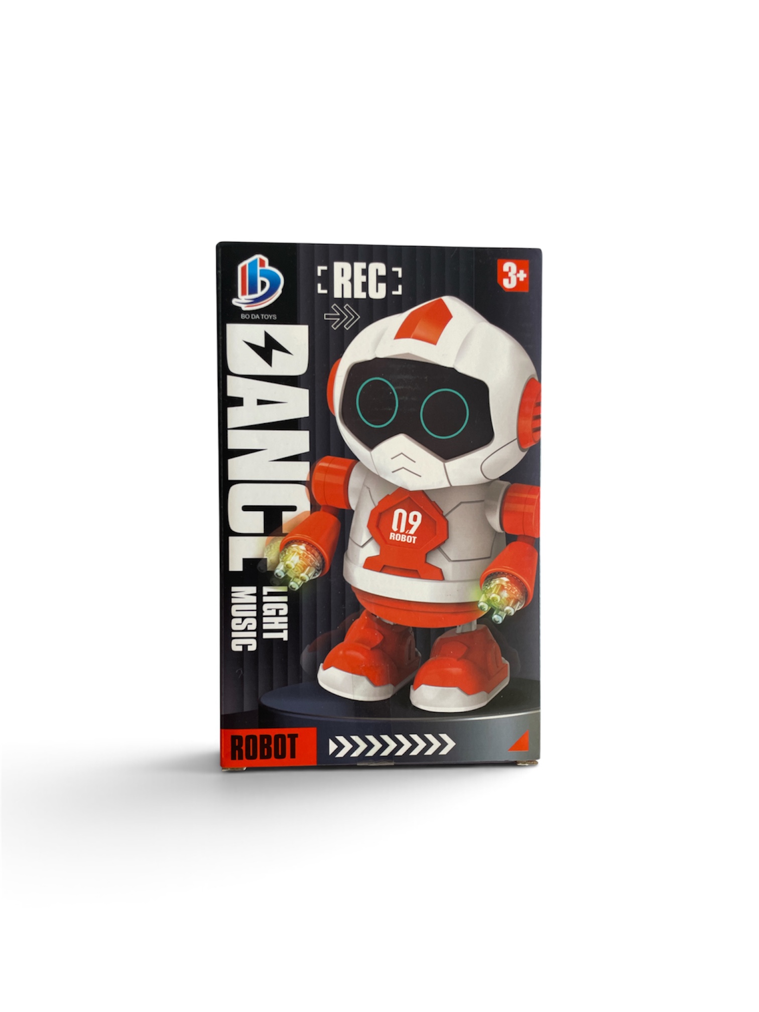 Robotas – įrašo balsą, šviečia ir šoka