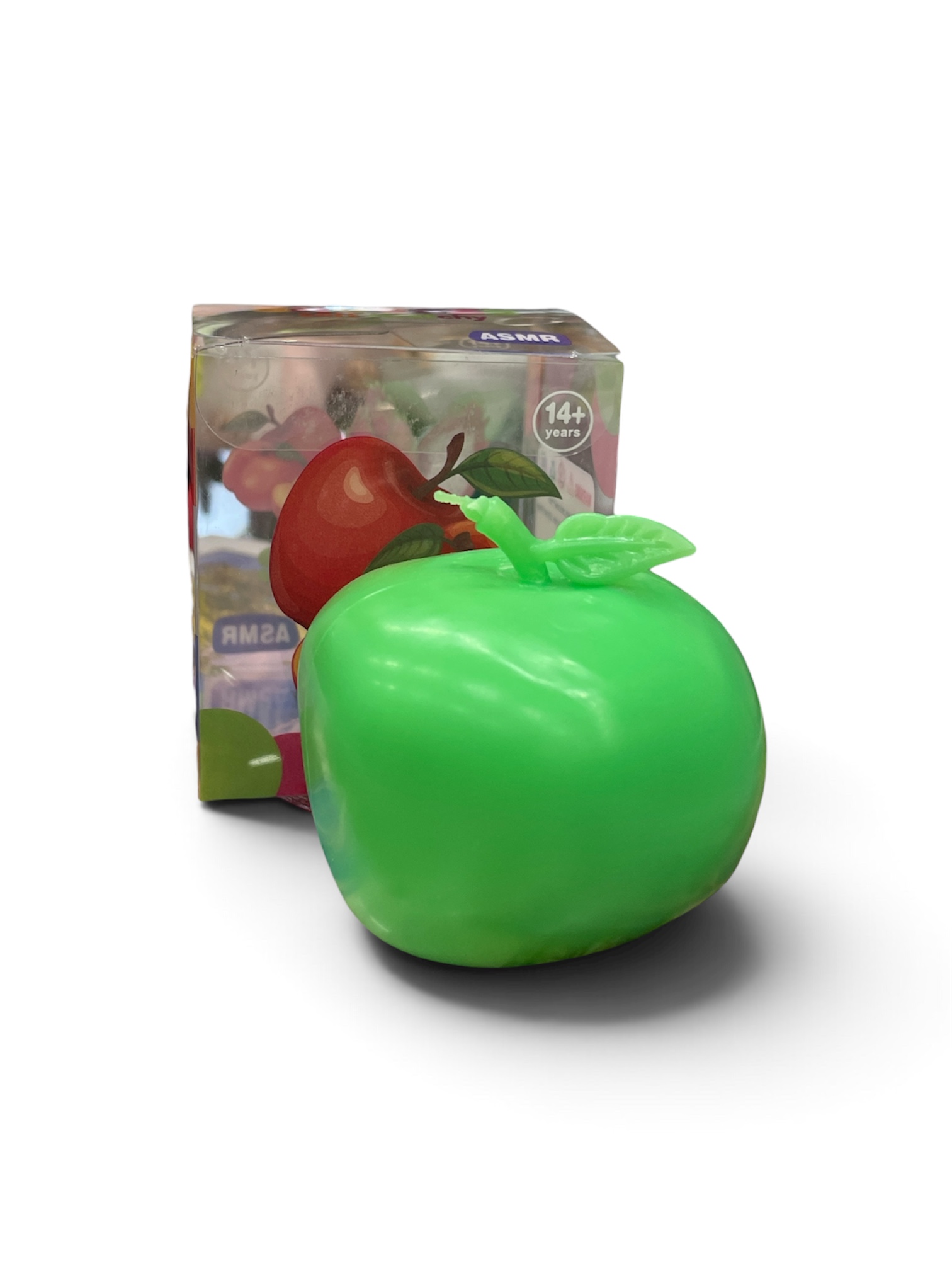 Crunchy Crackle obuolys Squishy – traškantis antistresinis žaislas