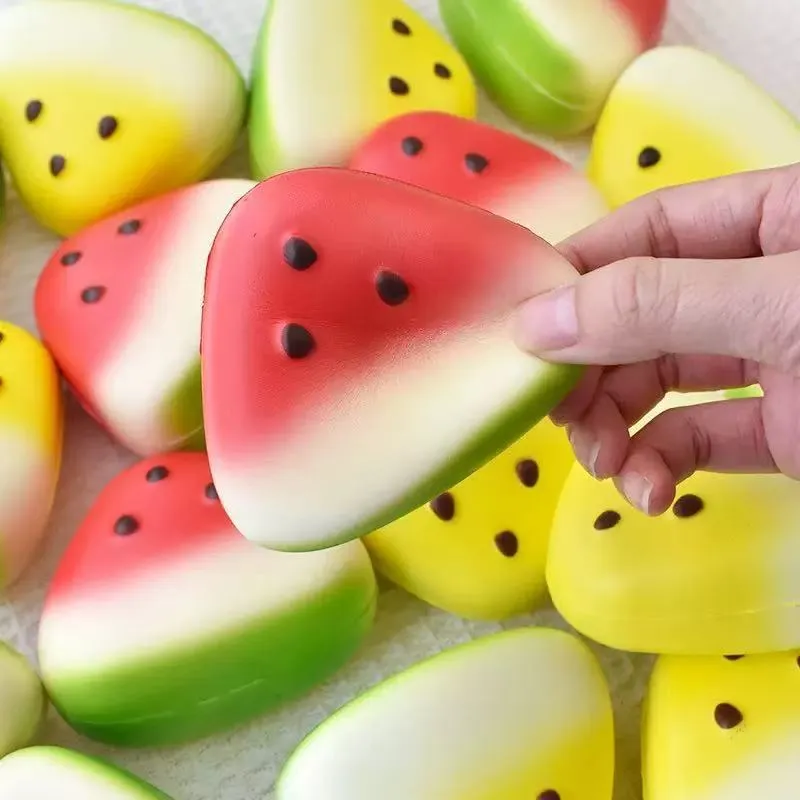 Arbūzo riekės Squishy – antistresinis Slow Rise žaislas