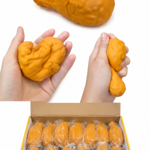 Vištienos blauzdelė antistresinis žaislas – minkomas sensorinis Squishy slow rise