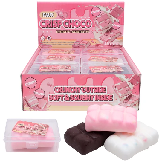 Crunchy Crackle šokoladas Squishy – traškantis antistresinis žaislas