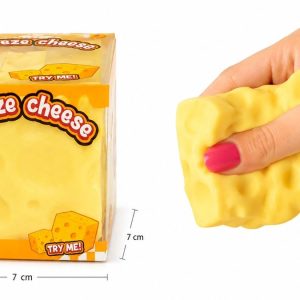 Vazelininis Squishy „Sūris“ – antistresinis žaislas