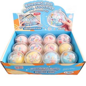 Vaškinis crunchy skylantis antistresinis minkomas žaislas Stress Ball