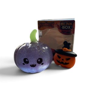 Antistresinis žaislas „Helloween moliūgelis“ su žaisliuku – Squishy