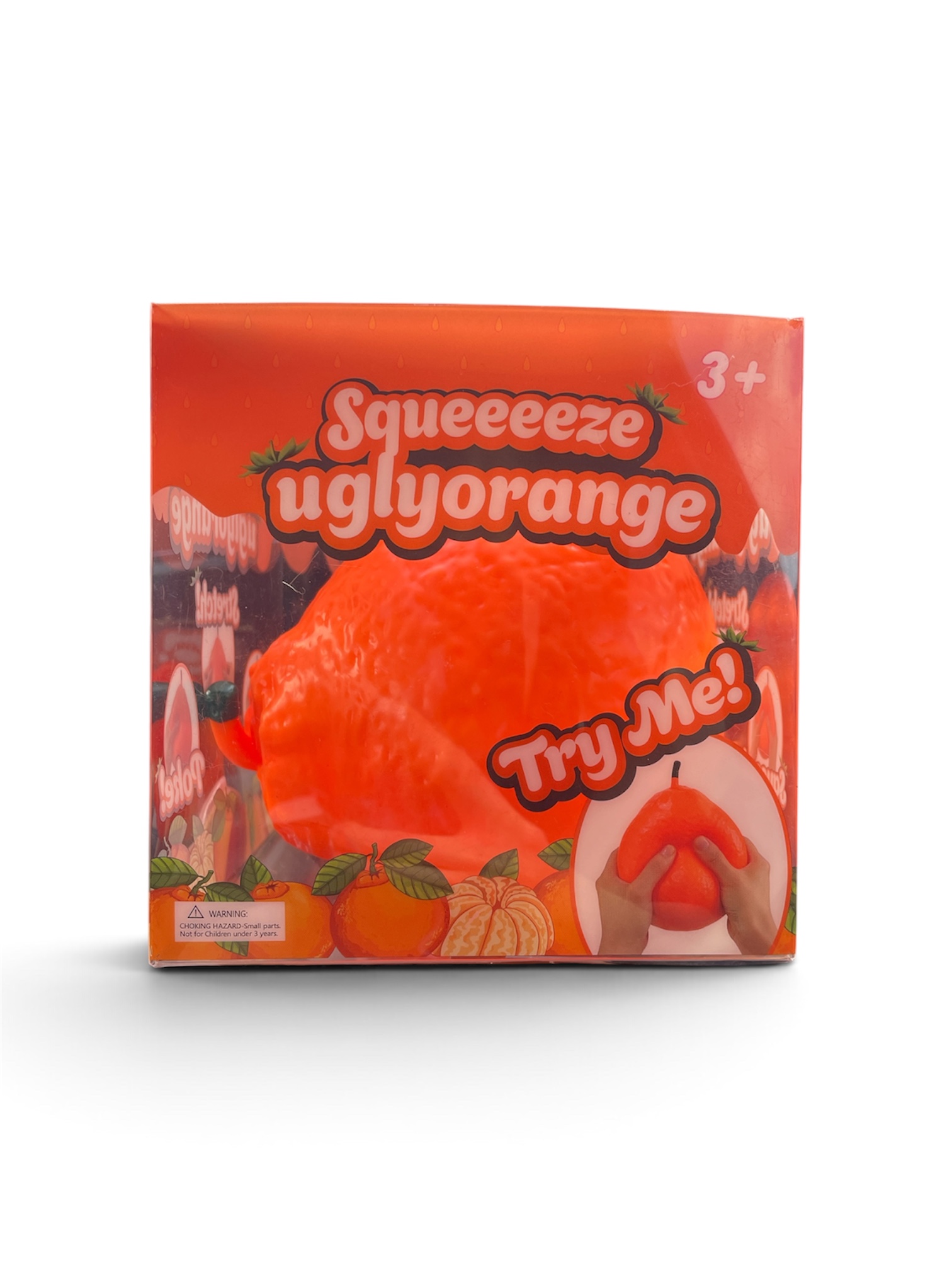 Mandarinas antistresinis žaislas – minkomas sensorinis Squishy XXL