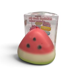 Crunchy Crackle arbūzas Squishy – traškantis antistresinis žaislas aplietas vašku