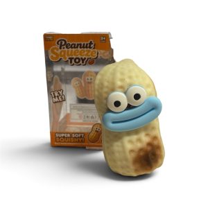 Crunchy Crackle riešutas Squishy – traškantis antistresinis žaislas . Spalva atsitiktinė