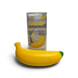 Crunchy Crackle bananas Squishy – traškantis antistresinis žaislas