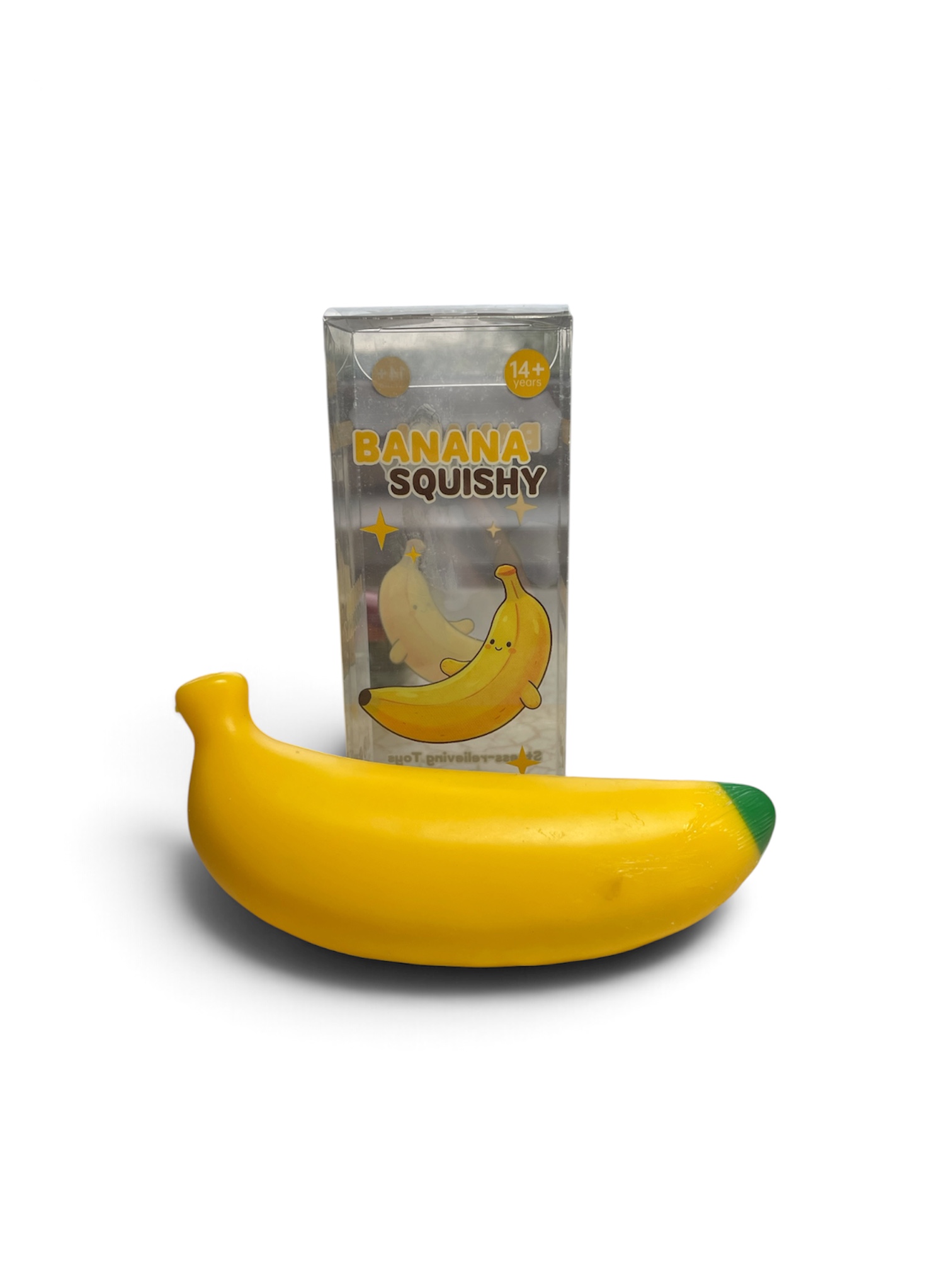 Crunchy Crackle bananas Squishy – traškantis antistresinis žaislas