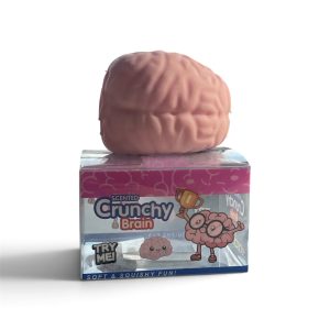 Crunchy Crackle smegenys Squishy – traškantis antistresinis žaislas