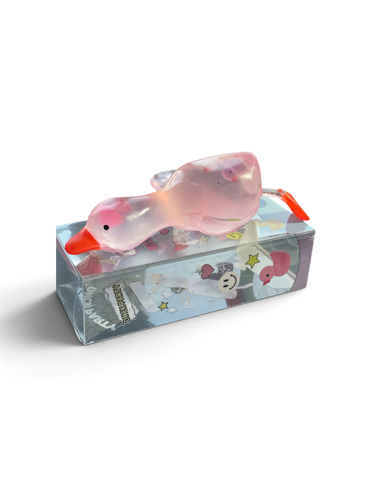Vazelininis Squishy „žąsis žąselė“ – antistresinis žaislas
