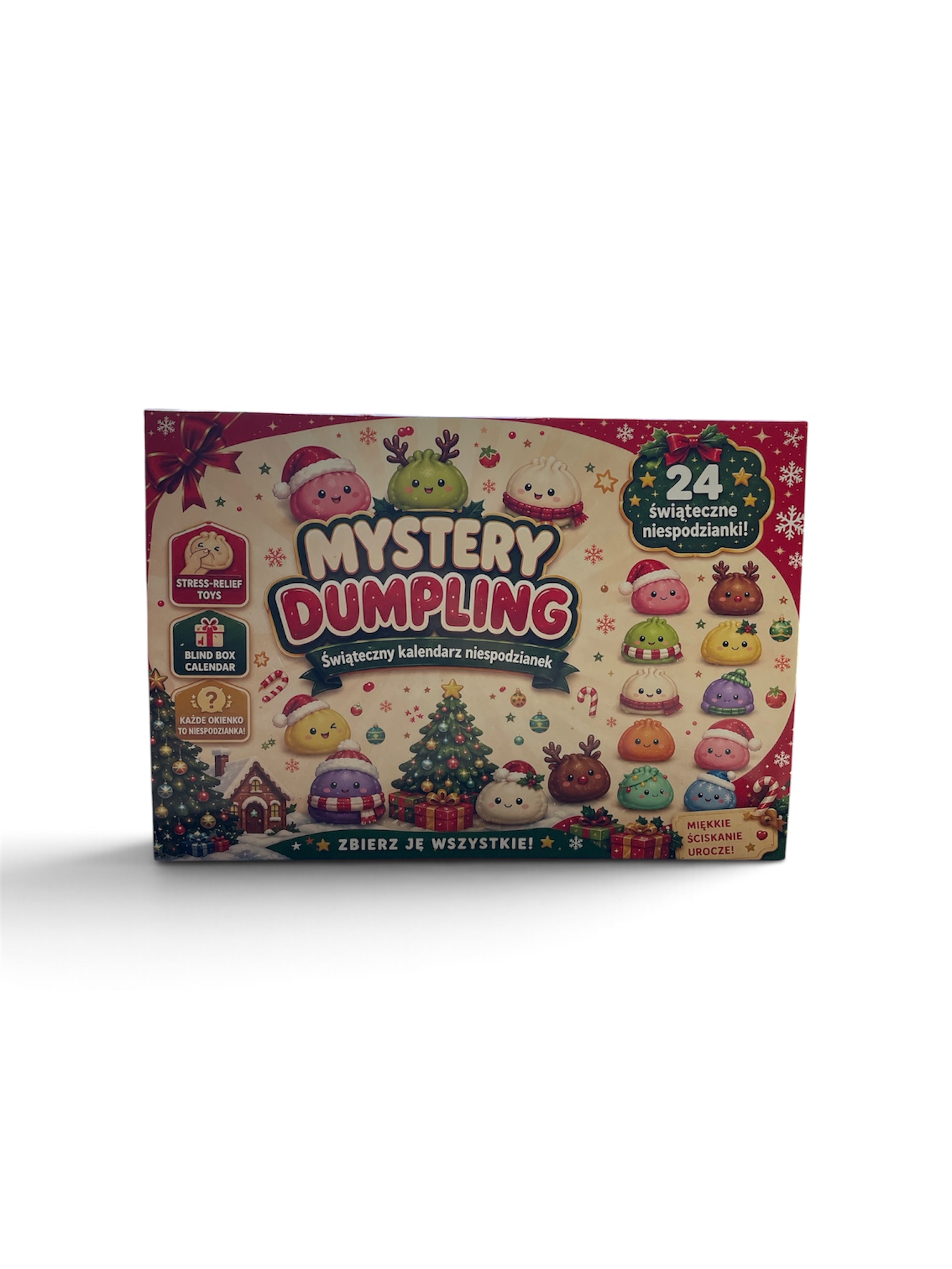 Squishy mystery dumpling Advento kalendorius